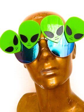 FGASOLINE GLAMOUR FORBIDDEN MARTIAN JUMBO ACID COCO GLASSES 👽🛸🚀